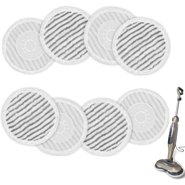 Pack Replacement Steam Mop Pads for Shark S7001 S8001 S8201 S7201 S7000AMZ S7000 S7005 S7020 S7001C, All-in-One Steam Cleaner and Scrubber, Washable