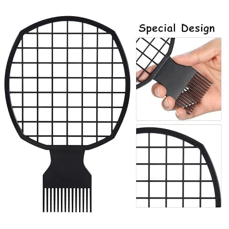 2 stk. hårkam med Twist Wave Barber Tool Twist Brush Curl C