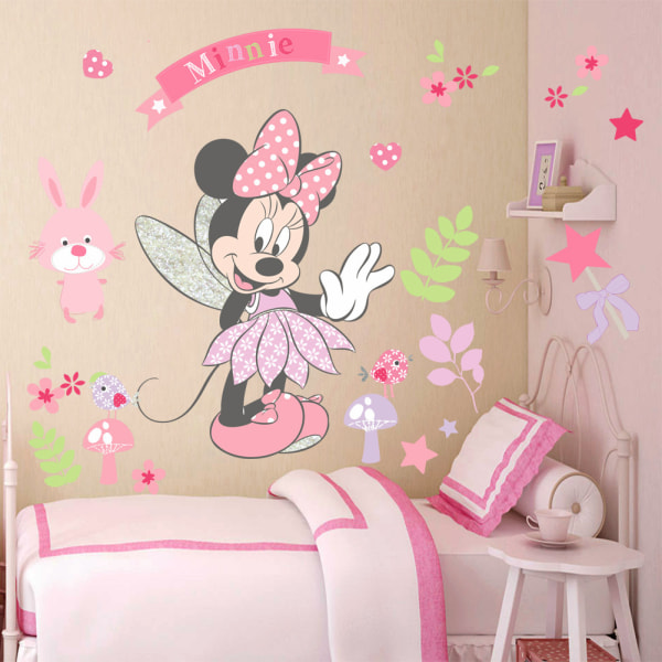 Mickey veggklistremer Minnie og Mickey veggklistremer Barn Mic