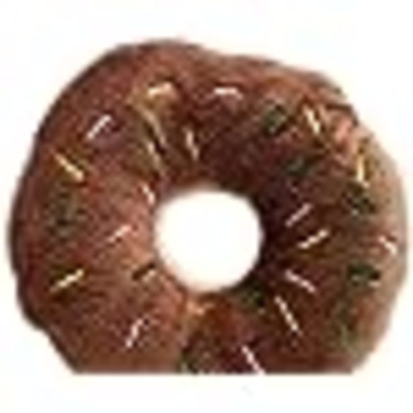 Fyllda djur Donut formade djurleksaker Spela husdjursleksaker Tugga Donut S