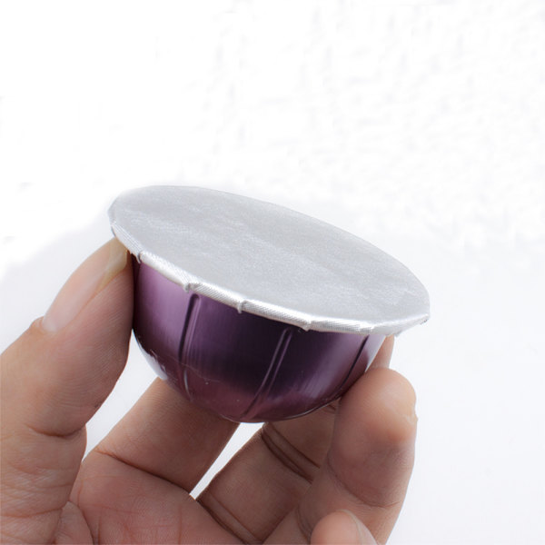 50 stk. Espressokaffe folie lokk Espressomalt kaffe Espressofolie lokk Kaffe kapsel forsegling film Selvklebende tetning, 62MM
