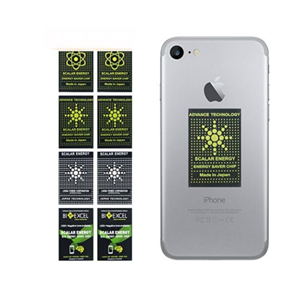 60 st Energi Anti Strålskydd Mobiltelefon Sticker