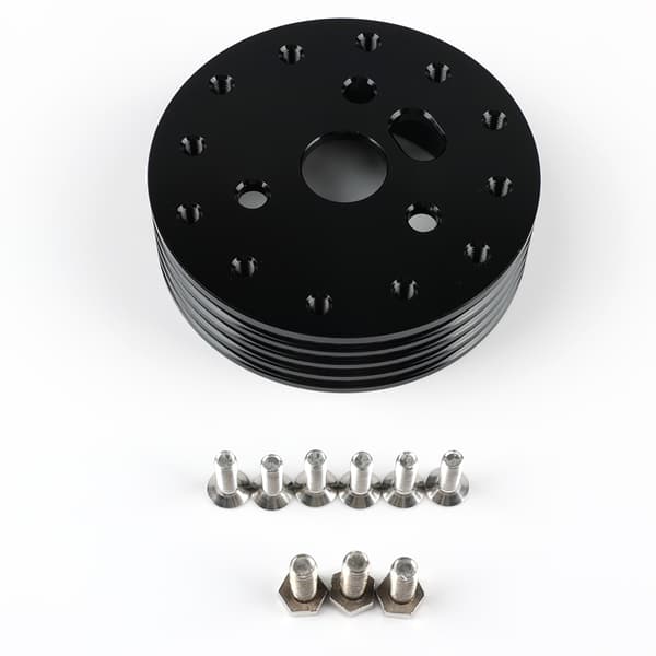 Bilratnav, 0,5 tommer ratnavsafstandsringadapter universal (sort)