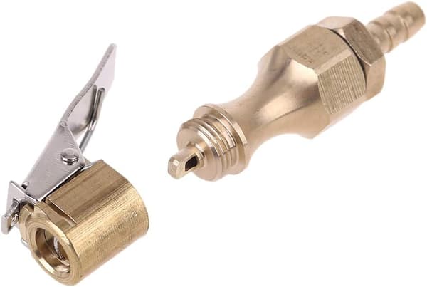 6,5 mm låsbar däckchuckklämma luftfyllningskompressoradapter Anslut A