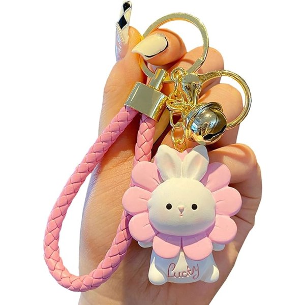 Söpö Shinba Inu Rabbit -avaimenperäkoristelu, sarjakuvaeläimet pehmeä