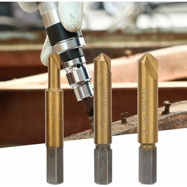 3 st Bit Bolt Extractor Extractors Skadad Skruv Extractor, Bruten Skruv Extractor