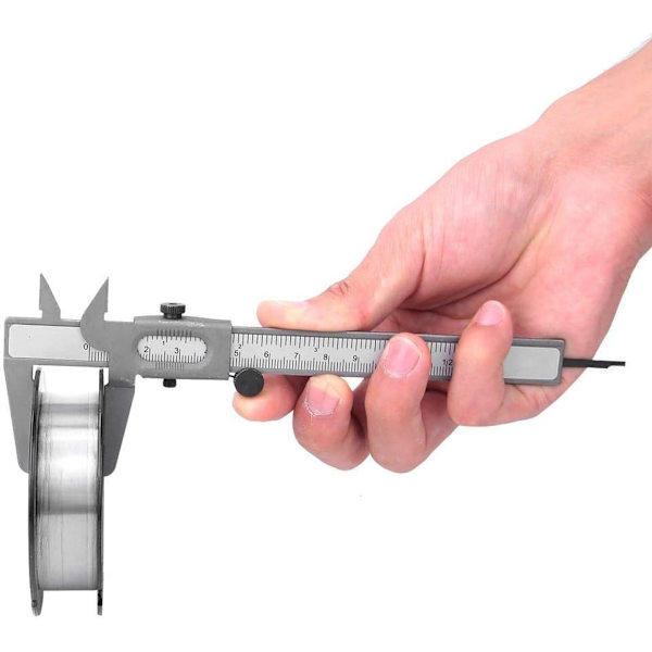 Vernier-skjutmått i rostfritt stål, mikrometer, 5 tum
