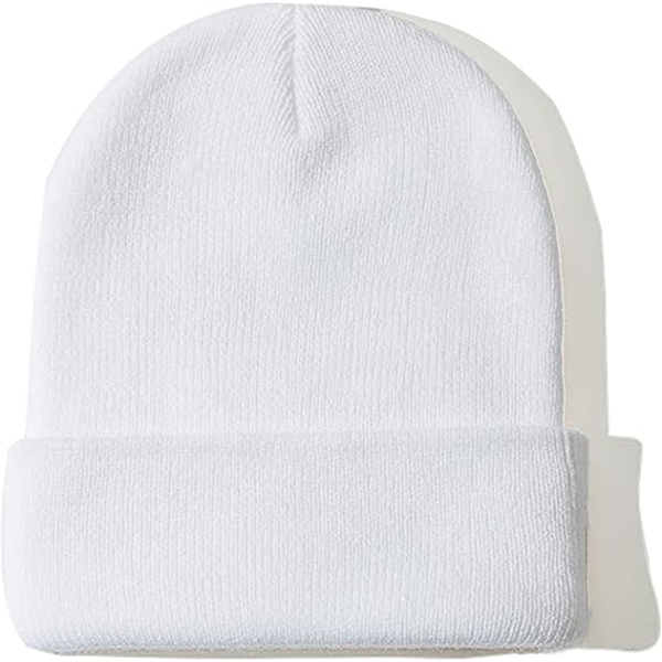Unisex Beanie for Menn og Kvinner Strikket Lue Vinter Beanies