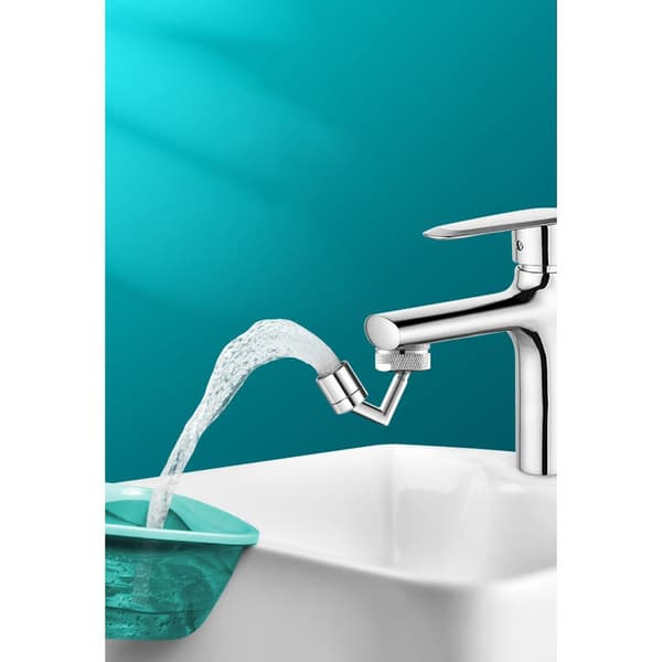 3 stk Universal Extension Splash Faucet, Roterende Dusjmunn, T