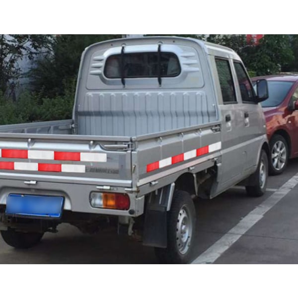 2 stk. Rektangulær Reflektor E9 Godkendt, Trailerreflektor, Stolpe Reflektorer, Reflektorer til RV Campingvogne Lastbil Cykel Bugsering (Rektangulær-Selvklæbende)
