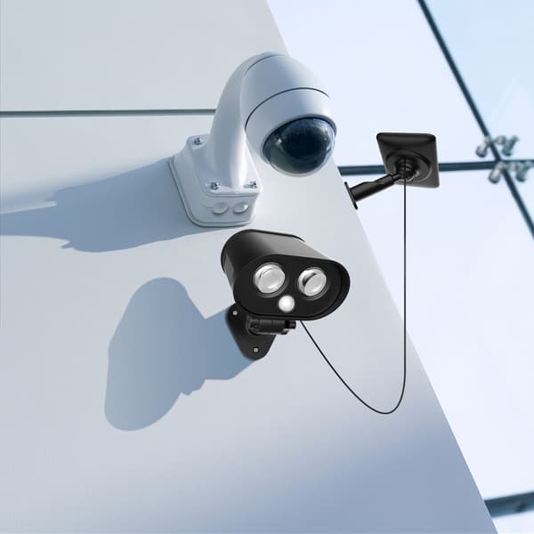 Uggla Style 2 LED utomhus solcellslampa med rörelsesensor IP65 Vatten