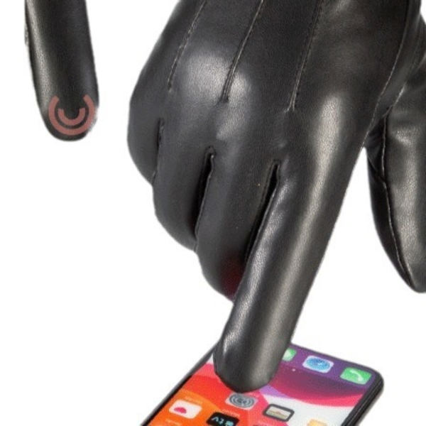 Dame Læderhandsker Touchscreen Læderhandsker til Kvinder