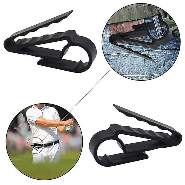 Cigars Clip Golf Course Cigar Minder Attaches Cigars Putter(2pcs, keltainen, musta)