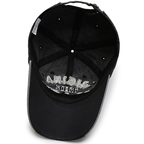 Retro Brev Broderi Baseball Caps Ny Vår Sommer Menn Kvinner