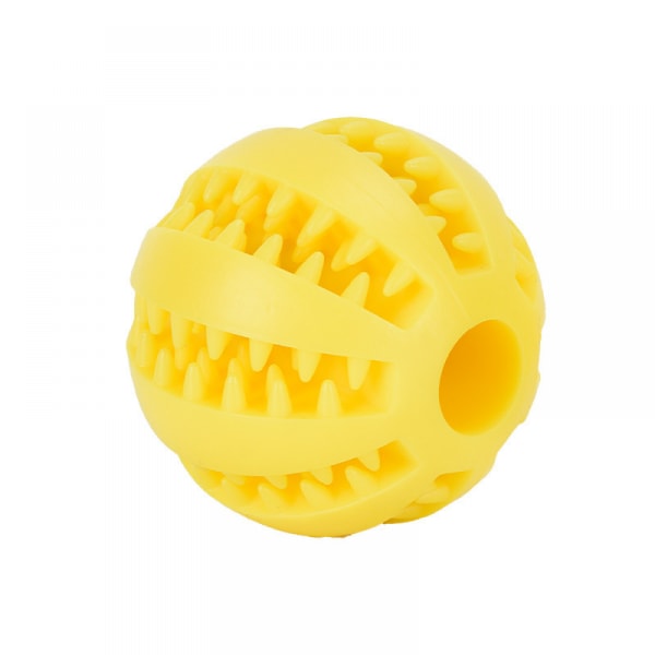 Interaktiv gummikule gul 5*5cm