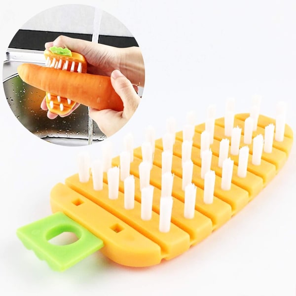 Flexible Vegetable Brush Fruit and Vegetable Cleaning Brushes Pot