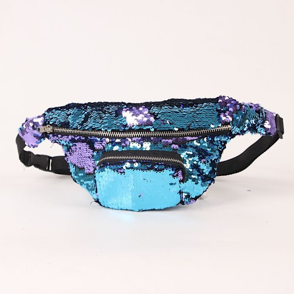 Sequin Fanny Pack (blå)