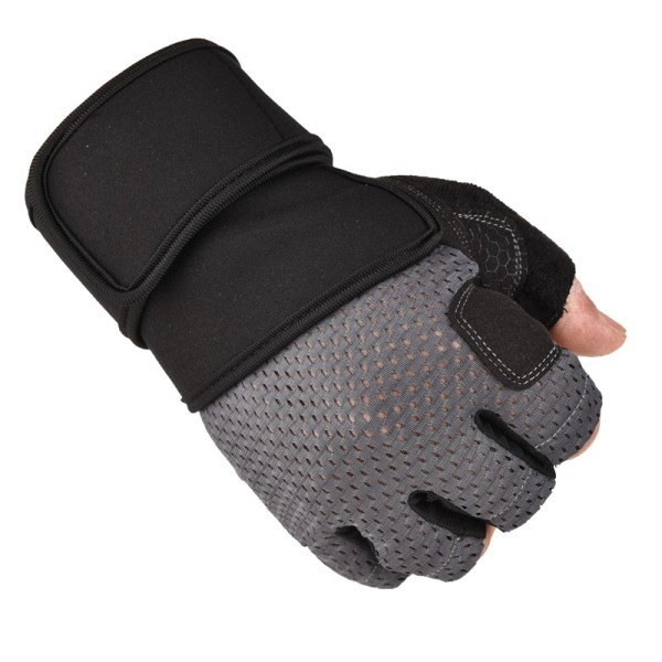 Treningshansker Gymhansker for Menn/Kvinner, [3MM Gel Pad] [3/4 Finger]