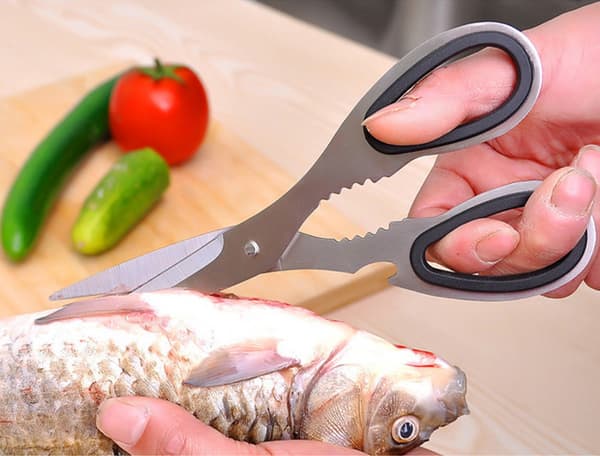 Flerbruks rustfritt stålsaks