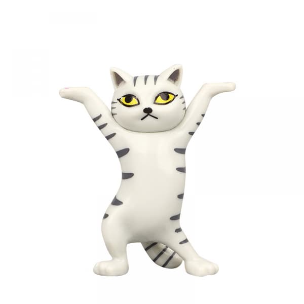 Morsom kattfigur dekorasjon - 3 stk
