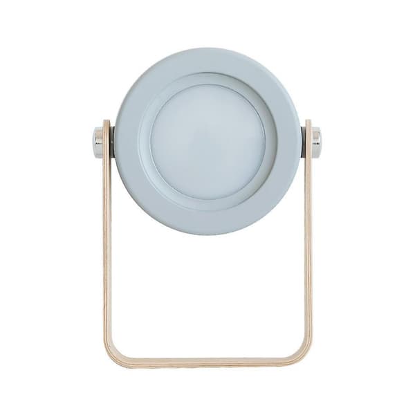 Sammenleggbar sengelampe, USB-oppladbar LED-lyktlampe (grå)