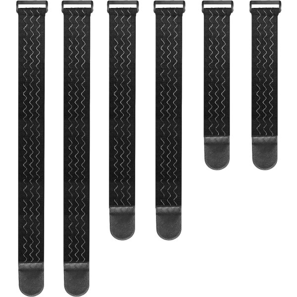 Elastiske stropper med anti-skli 3 størrelser (61/46/30 cm x 5 cm), Multi-Purpose Sc