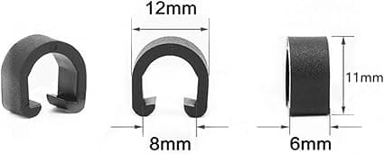100 stk. Cykel MTB Cykelkabel C-Clips Hus Spænder Hus Guide BH