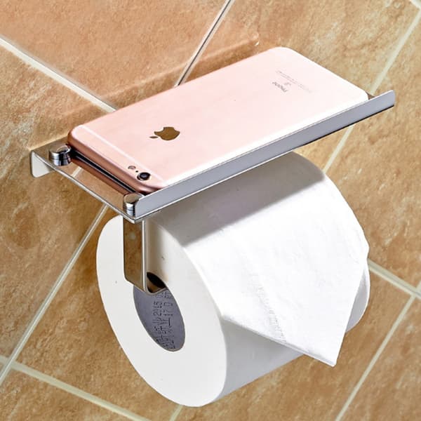 1 st Toalettpappershållare Rullpapper Stativ Dispenser Väggmonterad