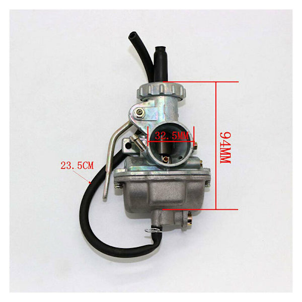 PZ16 16mm forgasser er egnet for 50cc 70cc 90cc 110cc 125cc o