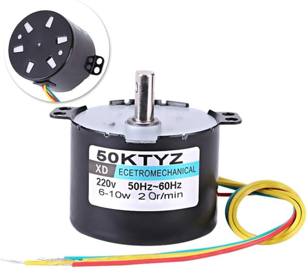 Elektrisk motor CW/CCW permanentmagnet synkronmotor AC 220V