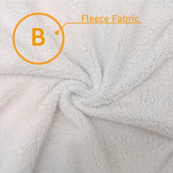 Julefleecepledd, Vinter Fluffy Plaid Sofapledd Pluss Dyne for Voksne og Barn (120x150cm)