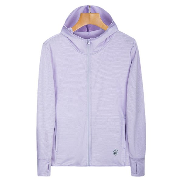 Dam/Herr UPF 50 Solskydd Långärmad Huvtröja Full Zip f