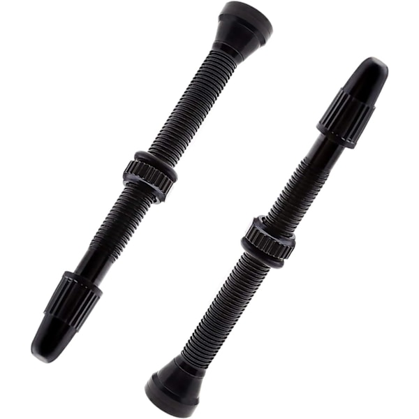 2X 60mm Sykkelløse Ventiler i Aluminium Legering, Erstatning for MTB