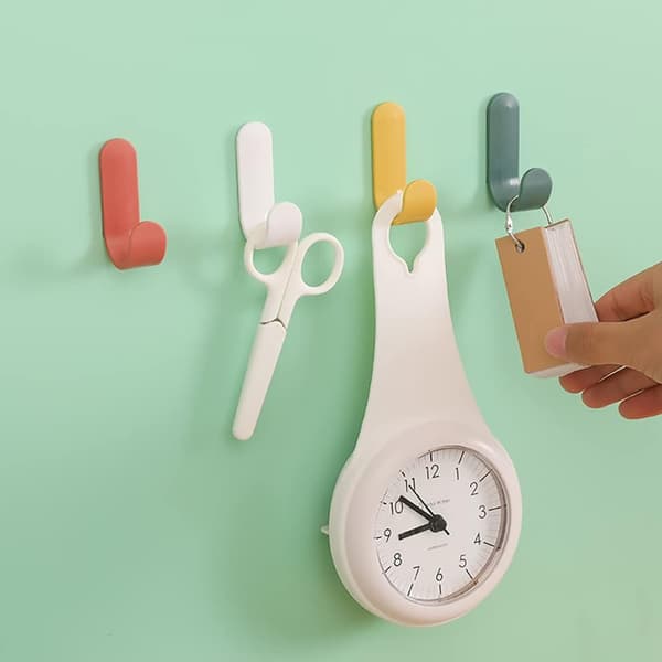 Adhesive Hooks Utility Wall Hooks Key Hooks for Wall Decorative Key Holder Rack