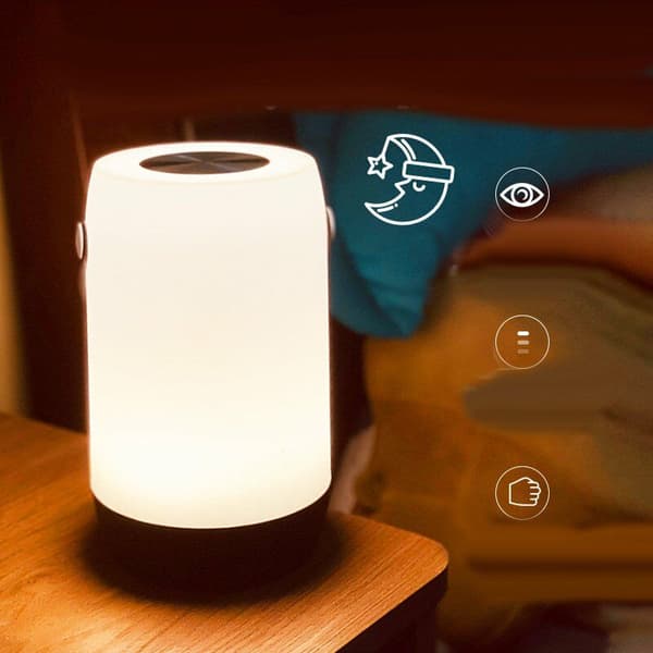 Sengelampe Bordlampe Sengelampe Dæmpbar Led Nattelys Lam