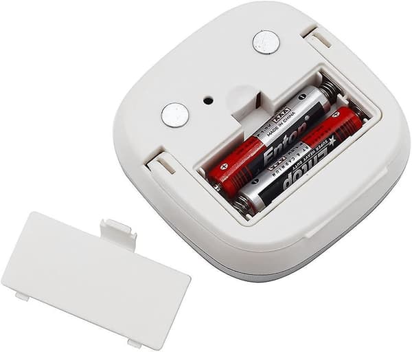 Digitalt touchskærm elektronisk timer hvid