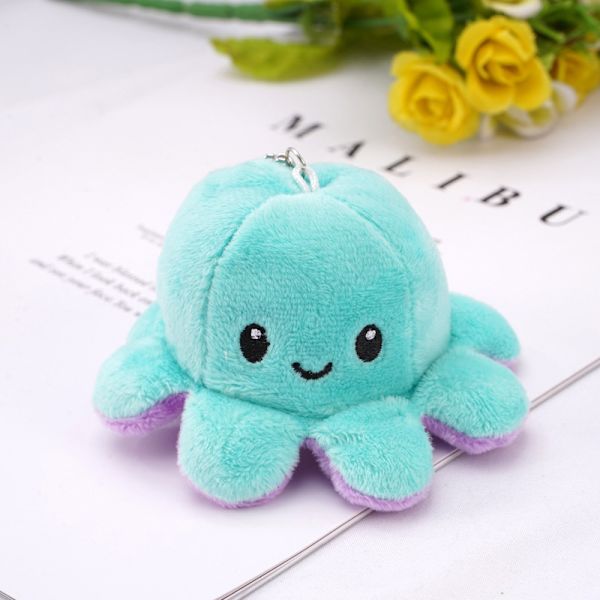Charm Keychain | Glad Aqua Octopus
