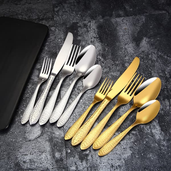 Bestick i rostfritt stål - Silverware - 5-delad bestickuppsättning - 18