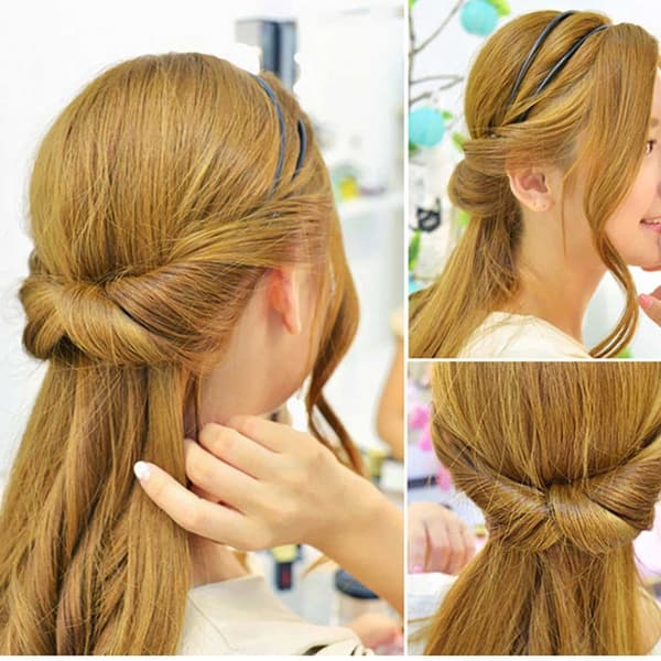 Style HårbåndJusterbar HårbåndHår Dobbelt Elastisk Kort Hårbånd