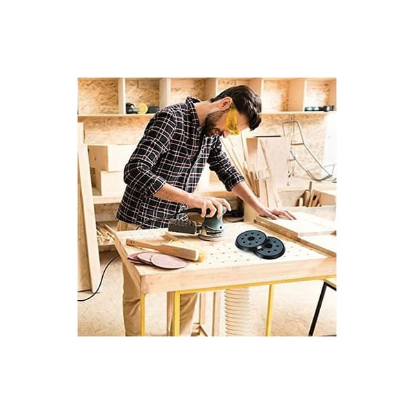 2 x 5 tommers 8-hulls slipeputerstatningsputer (blå, )