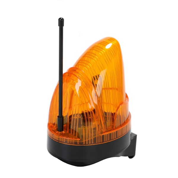 220V Universell Automatisk Grindblinkare med 433.92Mhz Antenn LED Blinkande Ljus AC/DC 12V - 265V Bred Spänning, Vattentät med Installationsfäste