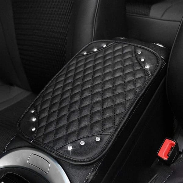 Auto Center Console Pad PU Läder Bil Armstöd Säte Box Cover Pro
