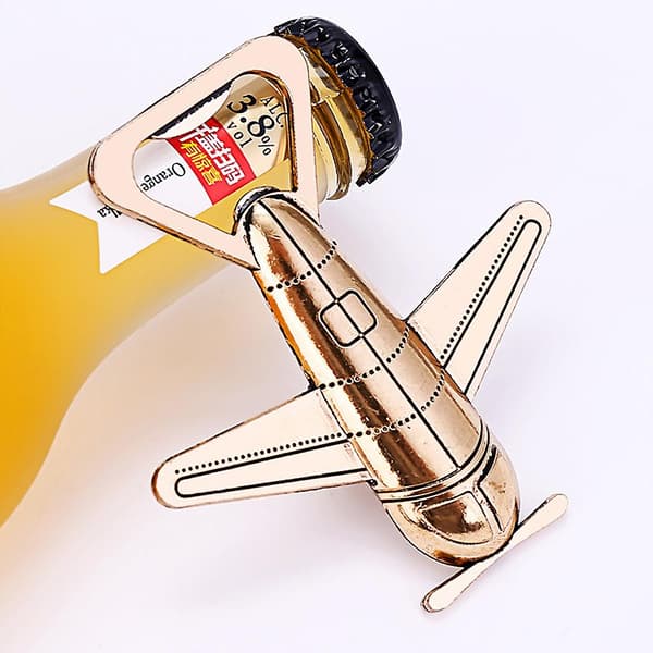 Flygplansflasköppnare Bröllopsgåva Liten Gåva Retro Flasköppnare
