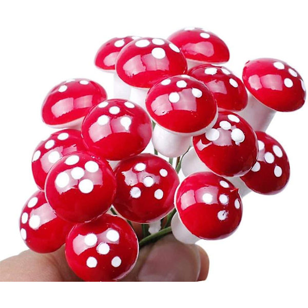 50 stk. sæt mini svampe miniature kunstig have fe bonsaitræ