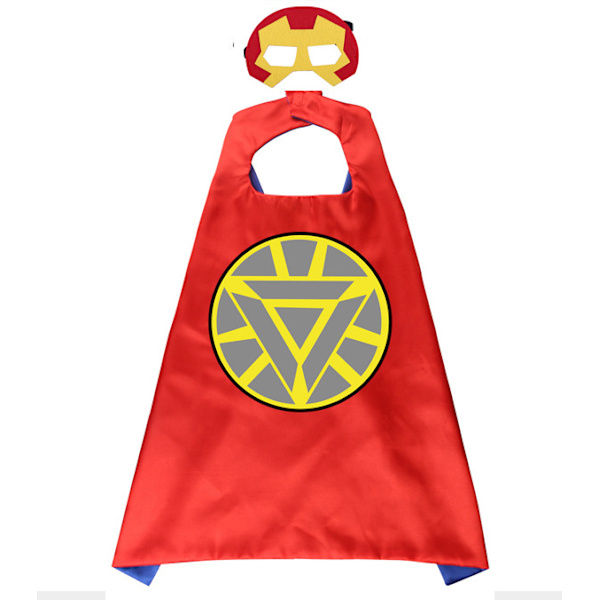 3 superhjältemasker och 3 kappor för barn, cosplay halloweenfest flicka pojke julklapp födelsedagsfest