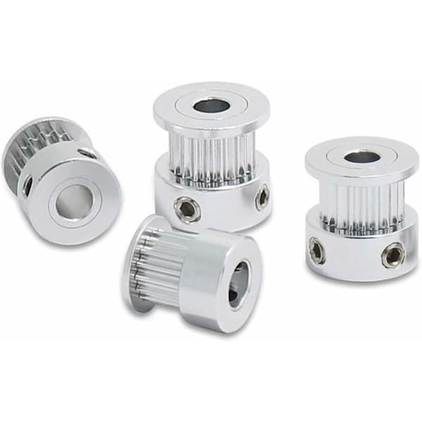 20 stk 2Gt 20 tenner 5 mm tannhjul for 3D-printer