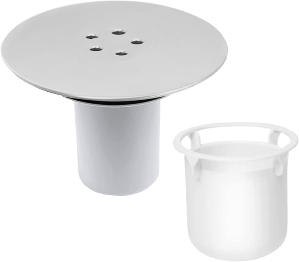 Duschbrunnstäcke Ersättning, 90mm/115mm, Universal, Krom, Snabb Flöde