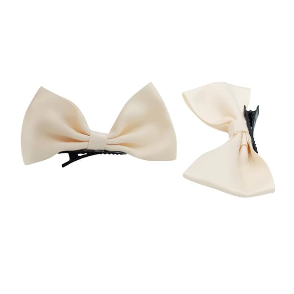 2PCS Sløyfe Hårklips for Kvinner og Jenter Søte Sideklips Hårnåler T
