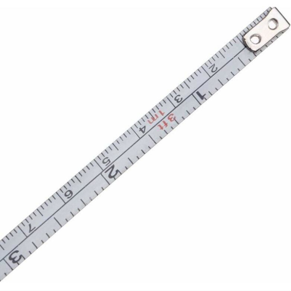 2 stk. Nesting Lineal Tape Mål Nøglering Mini Metrisk Lommestørrelse