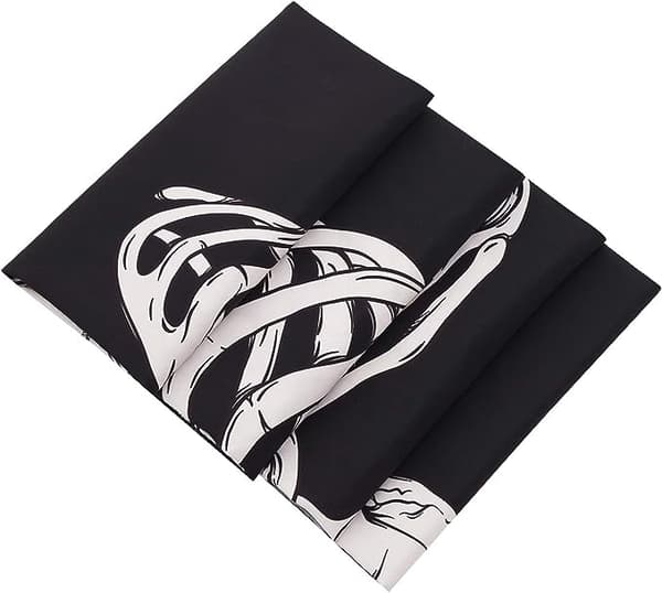 Rock and Roll Skull Tapestries, Funny Skull Human Skeleton Tapest